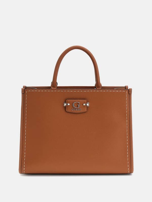 Guess Nastra Stitch-Detail Handbag