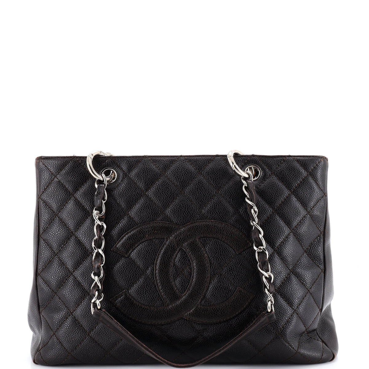 Chanel CHANEL Grand Shopping Tote Quilted Caviar