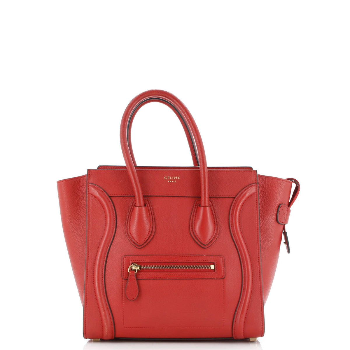 Celine CELINE Luggage Bag Grainy Leather Micro
