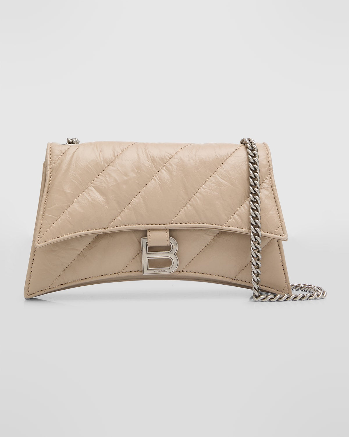 Balenciaga Gesteppte Tasche „Crush XS“ mit Kette