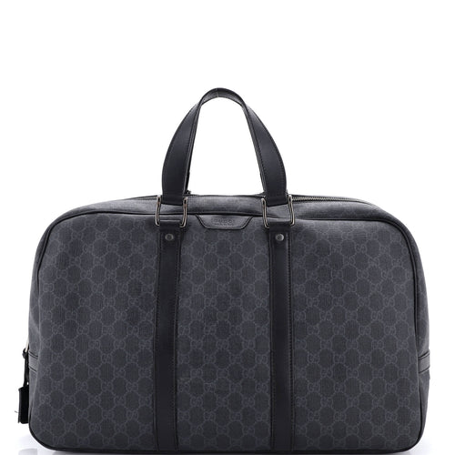 GUCCI Zip Weekender Tote GG Coated Canvas Large