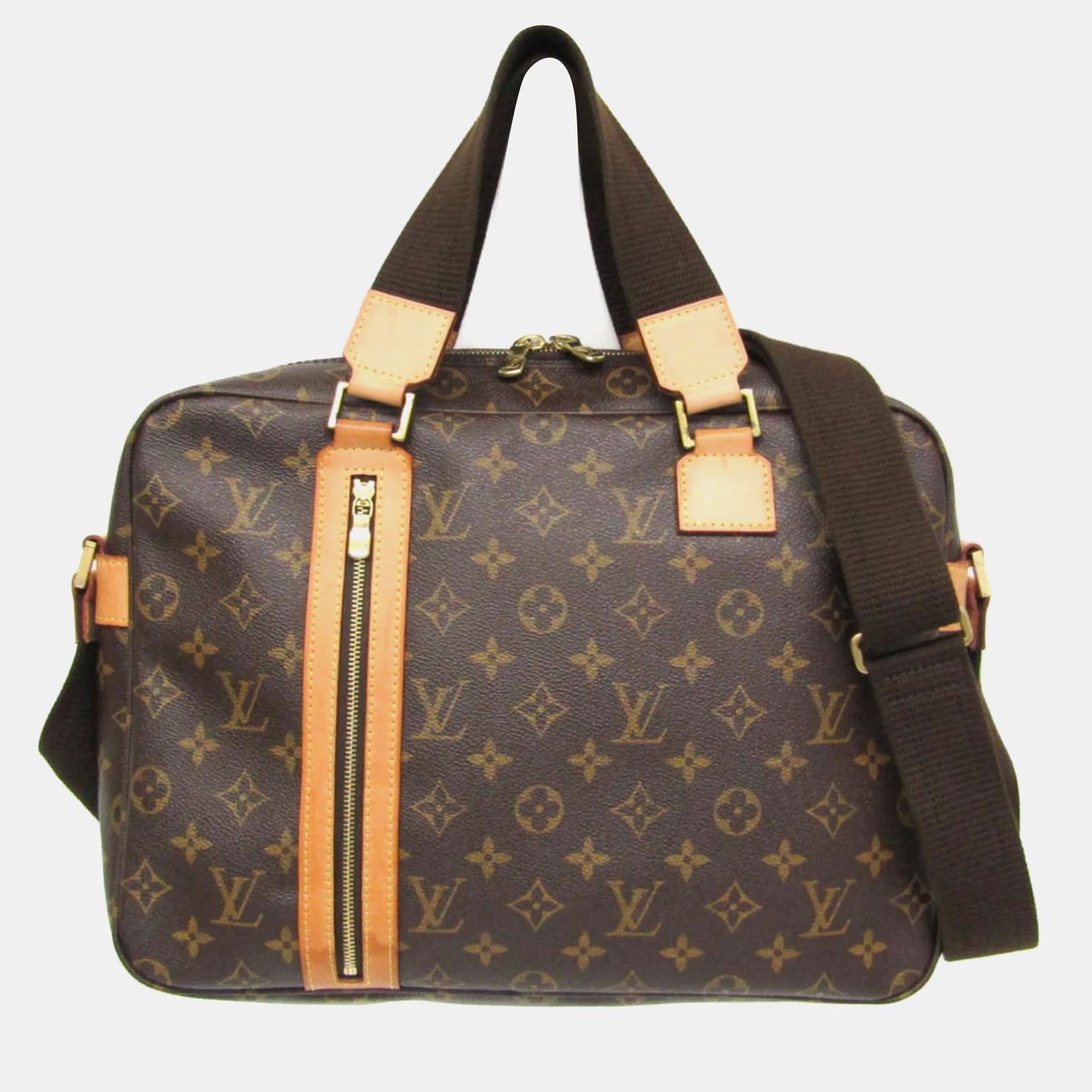 Louis Vuitton Braune Sac Bosphore-Aktentasche aus Canvas mit Monogramm