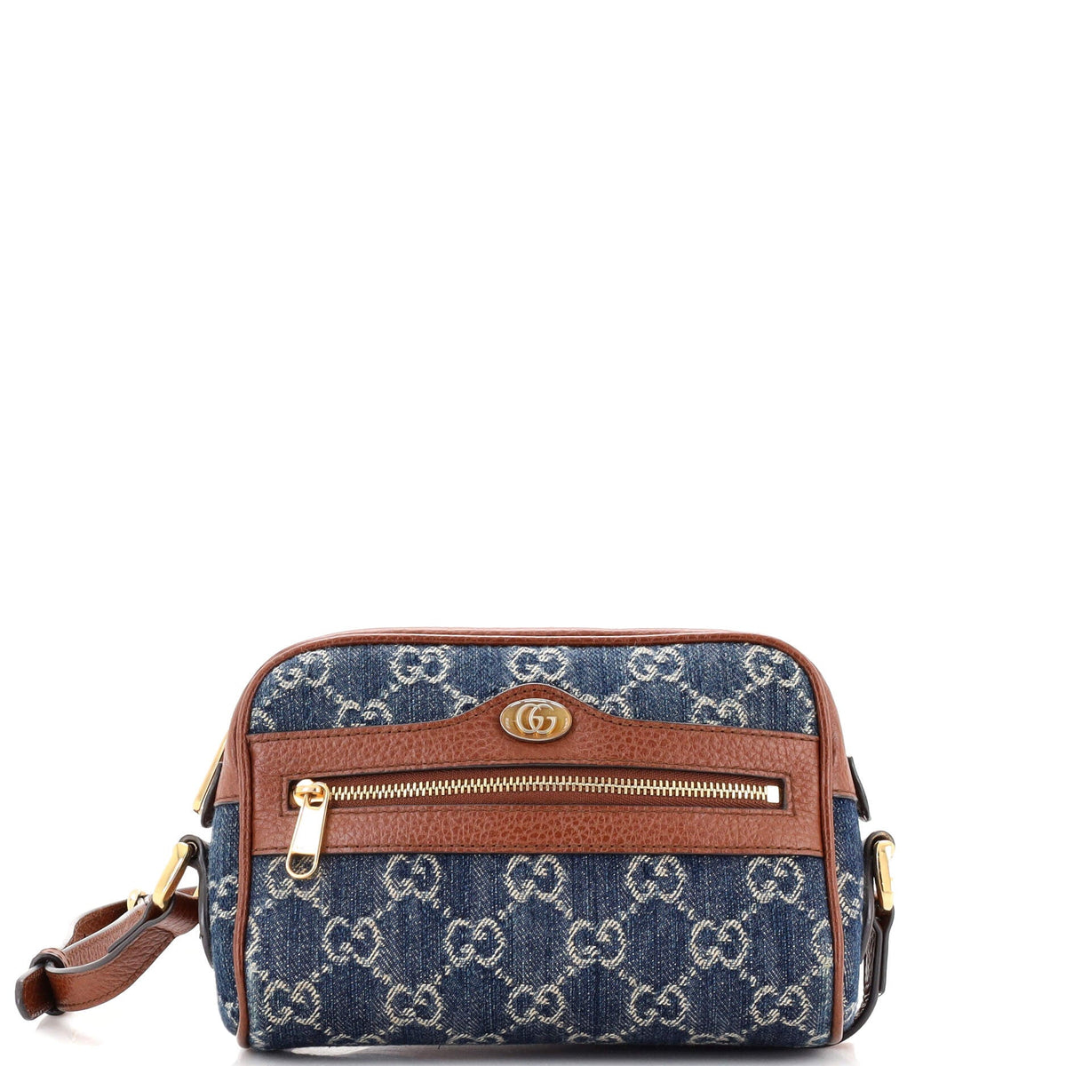 Gucci GUCCI Ophidia Shoulder Bag GG Denim Mini