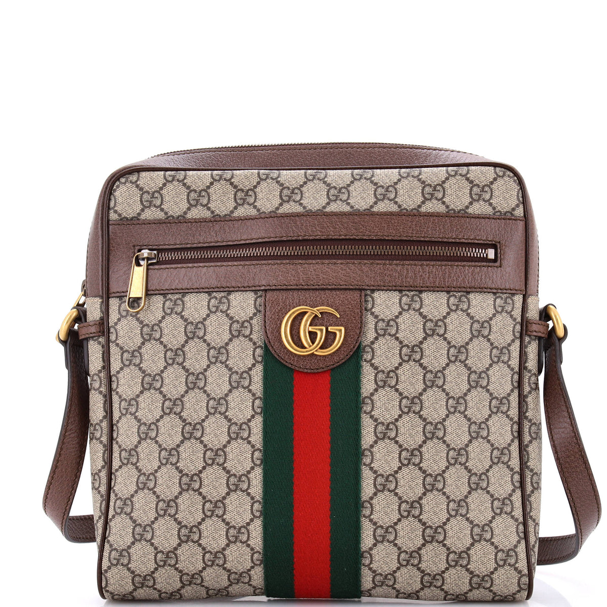 Gucci GUCCI Ophidia Messenger Bag GG Coated Canvas Medium