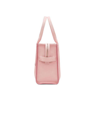 Marc Jacobs Babe Top Handle Woven Jacquard Logo Tote Bag - Pink