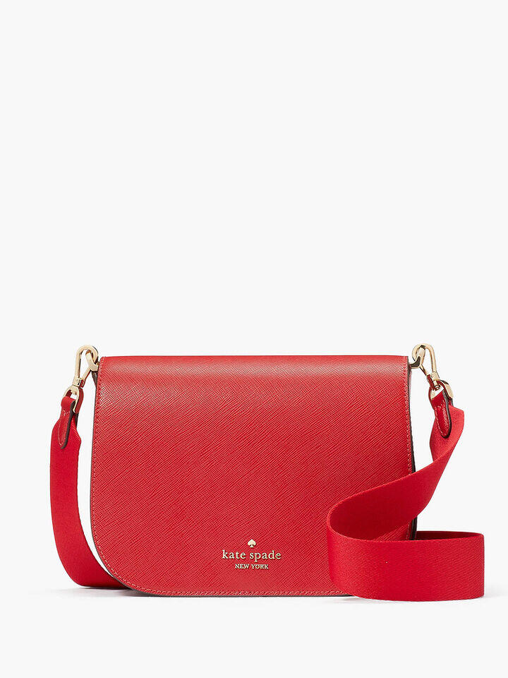 Kate Spade Au Madison Saffiano Leather Saddle Bag