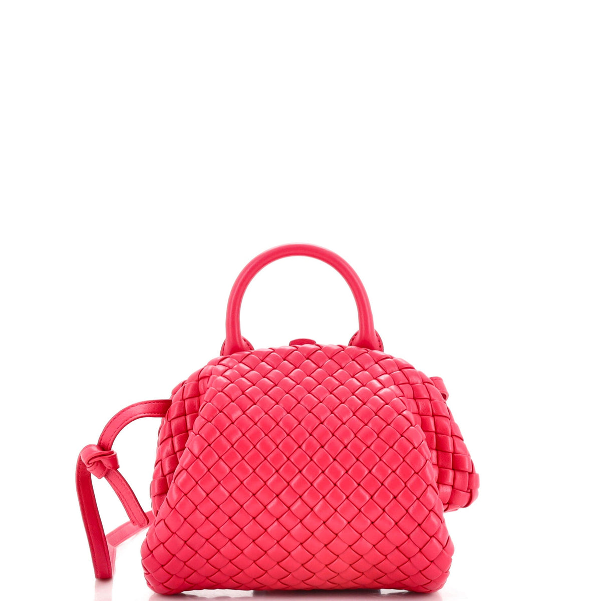 Bottega Veneta Padded Handle Tote Intrecciato Nappa Mini