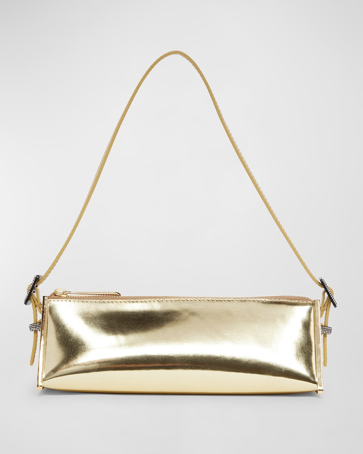 Benedetta Bruzziches Joy Metallic Leather Shoulder Bag