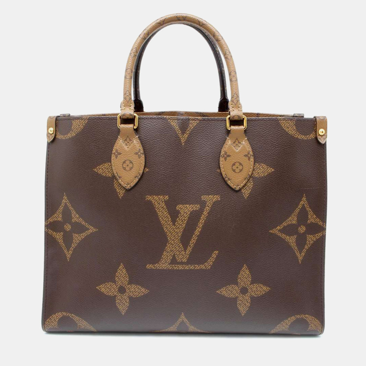 Louis Vuitton Brown Monogram Reverse Canvas Monogram Onthego Giant bag MM