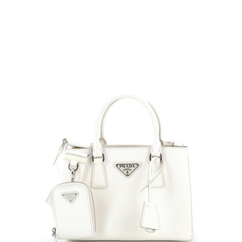 PRADA Re-Edition Galleria Tote Saffiano Leather Micro