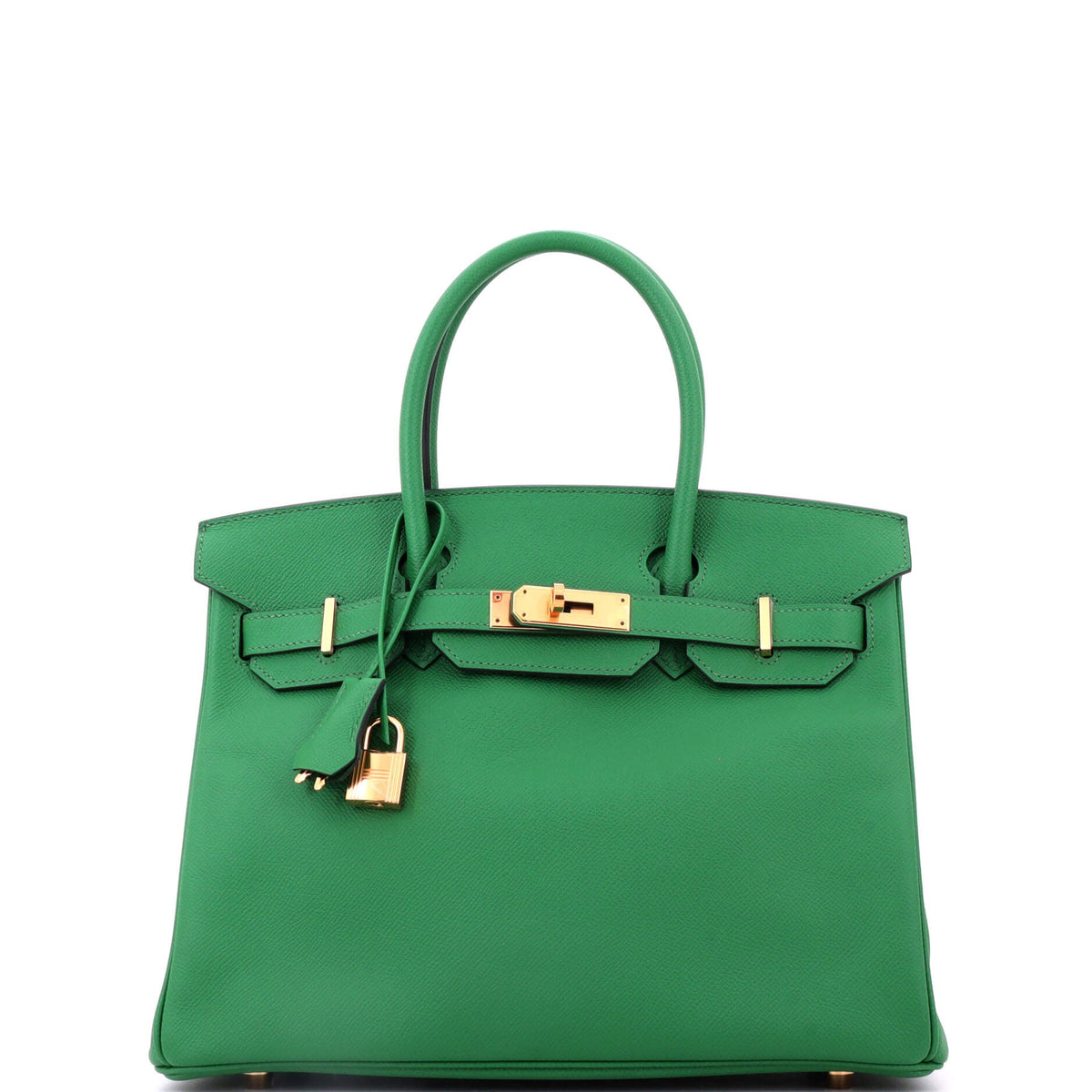 Herm?s Birkin Handbag Cactus Epsom with Gold Hardware 30