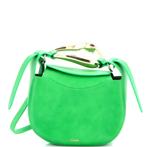 CHLOE Kiss Purse Bag Leather Small