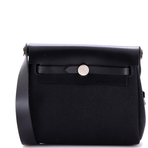 Herbag Zip Toile and Leather 20