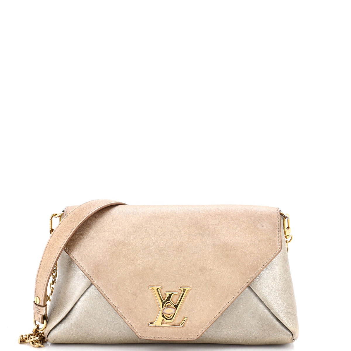 Louis Vuitton Love Note Chain Clutch Leather