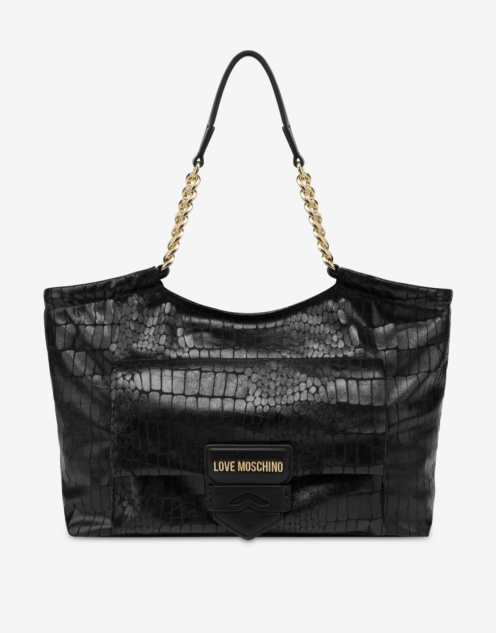 Love Moschino Sac cabas Super Soft Croco