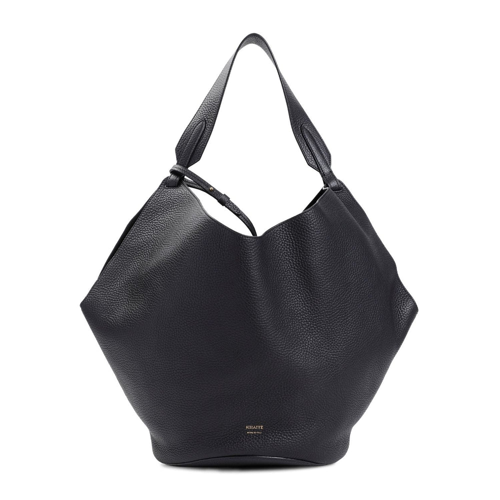 Women's Lotus Medium Shoulder Bag in Black | Size UNICA | H2037894L894