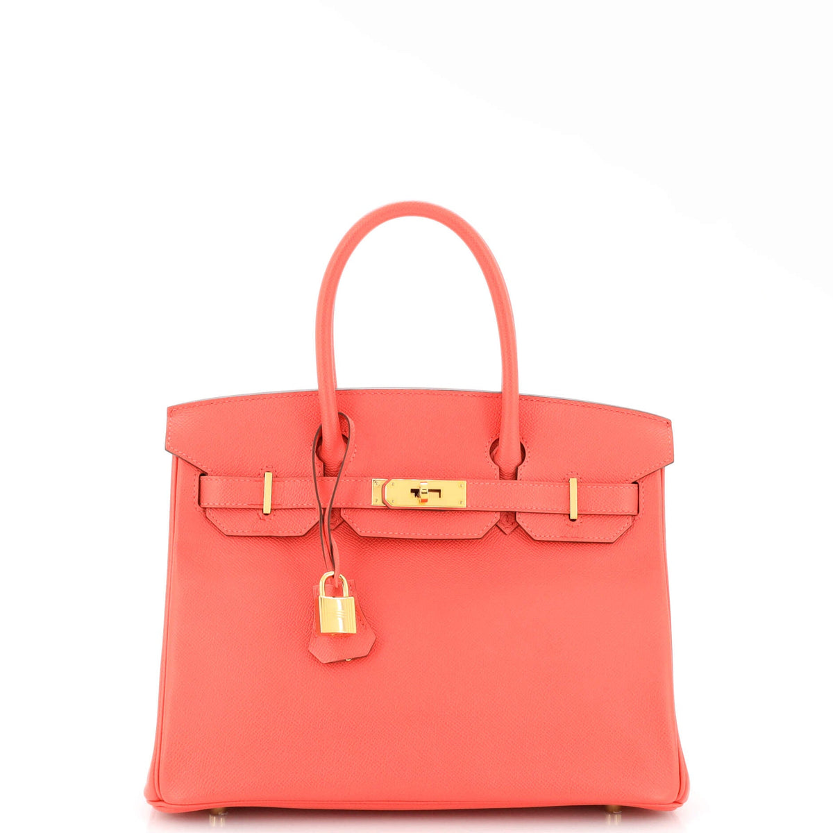 Hermès Birkin Handbag Rose Jaipur Epsom with Gold Hardware 30