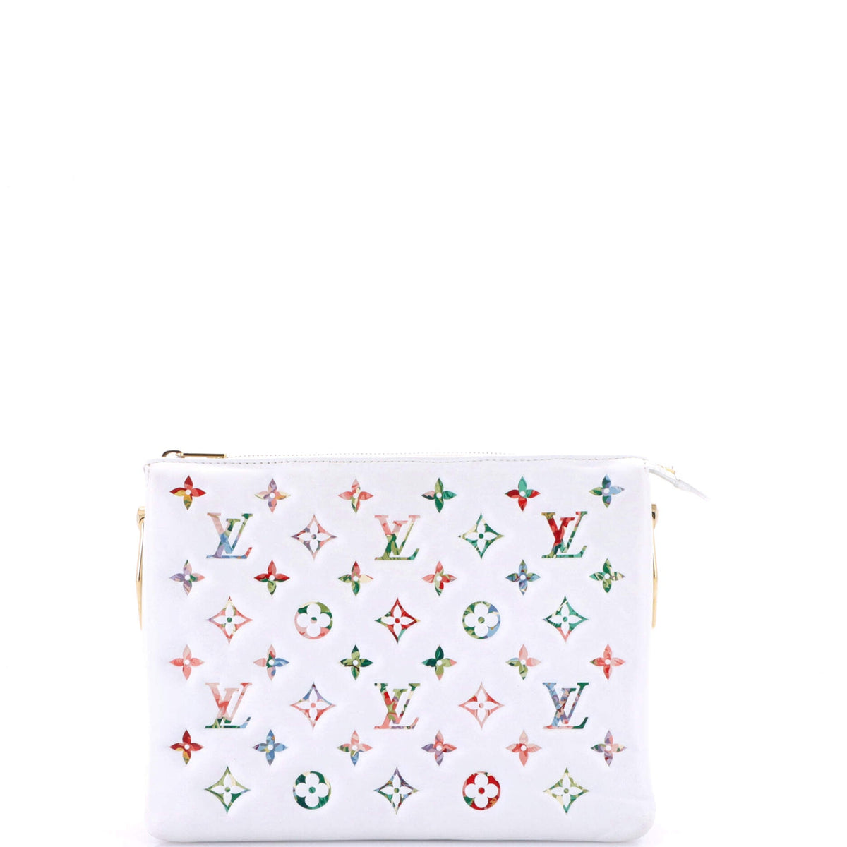 Louis Vuitton Coussin Bag Monogram Flower Embossed Lambskin PM