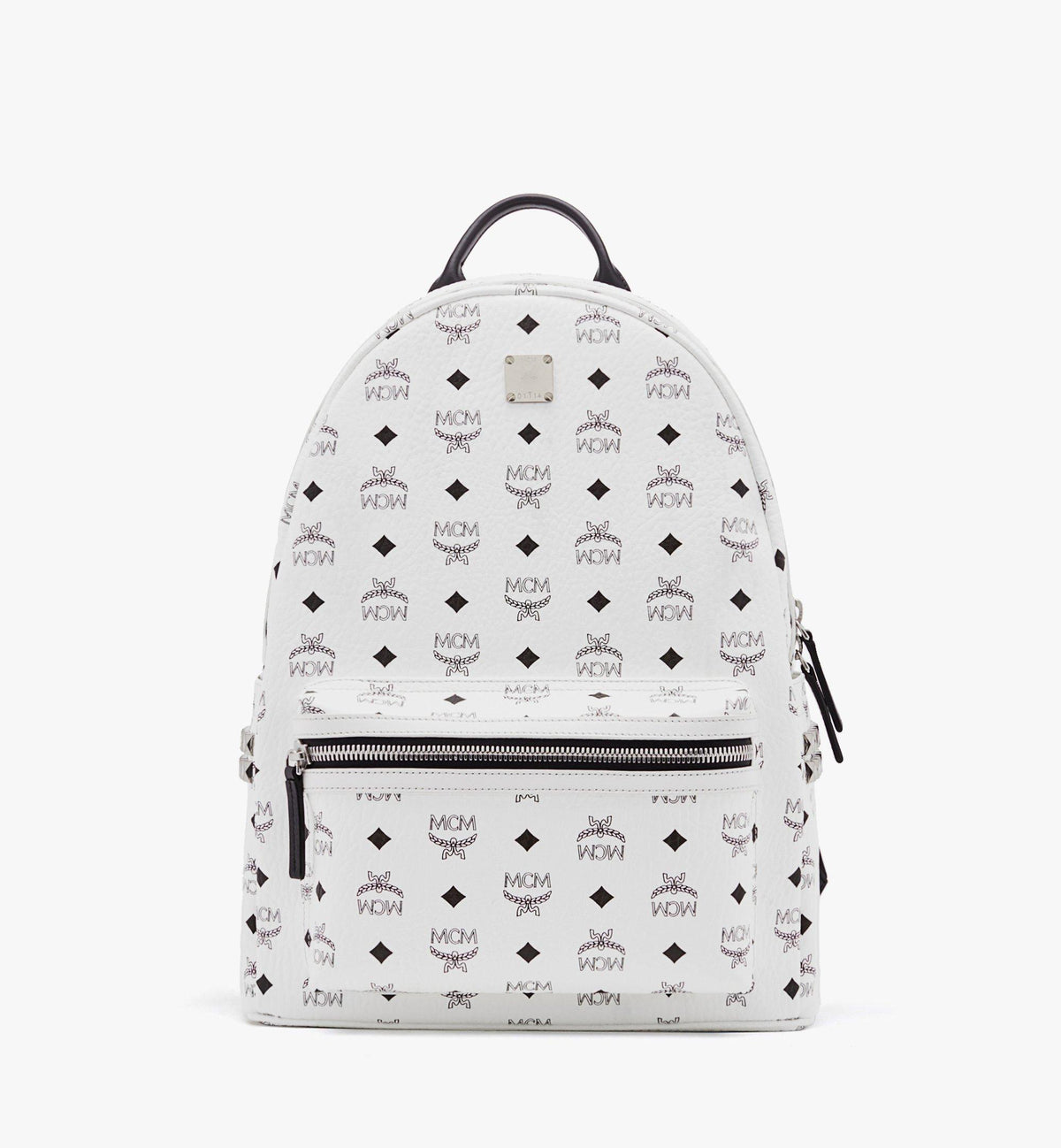 MCM Stark Side Studs Backpack In Visetos