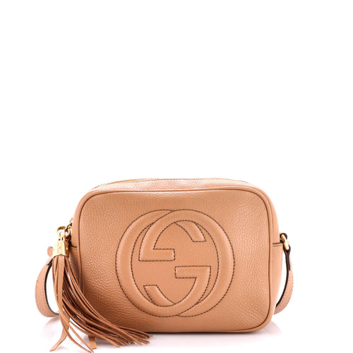 GUCCI Soho Disco Crossbody Bag Leather Small