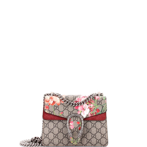 GUCCI Dionysus Bag Blooms Print GG Coated Canvas Mini