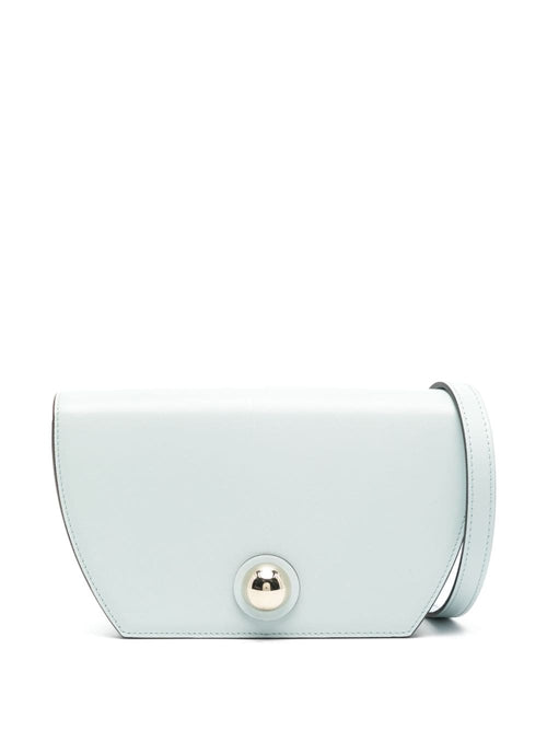 Women's Light Blue Leather Bag With Sphere Detailing in Laguna | Size UNI | WB01244 Color AX0733AJ000