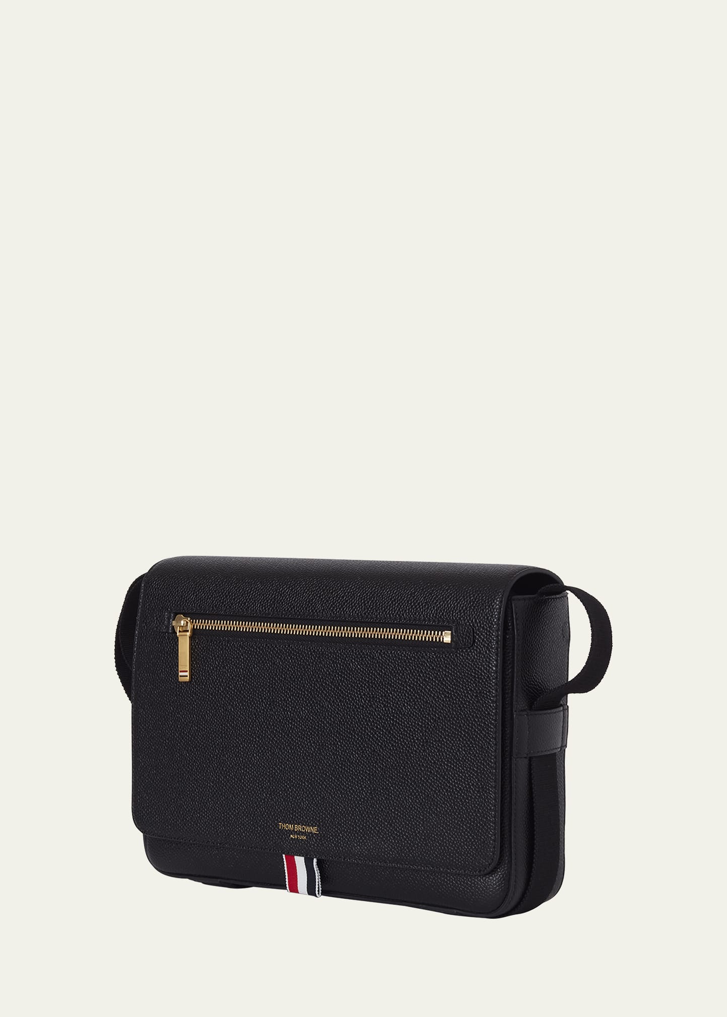 Thom Browne Men's Reporter Leather Crossbody Bag