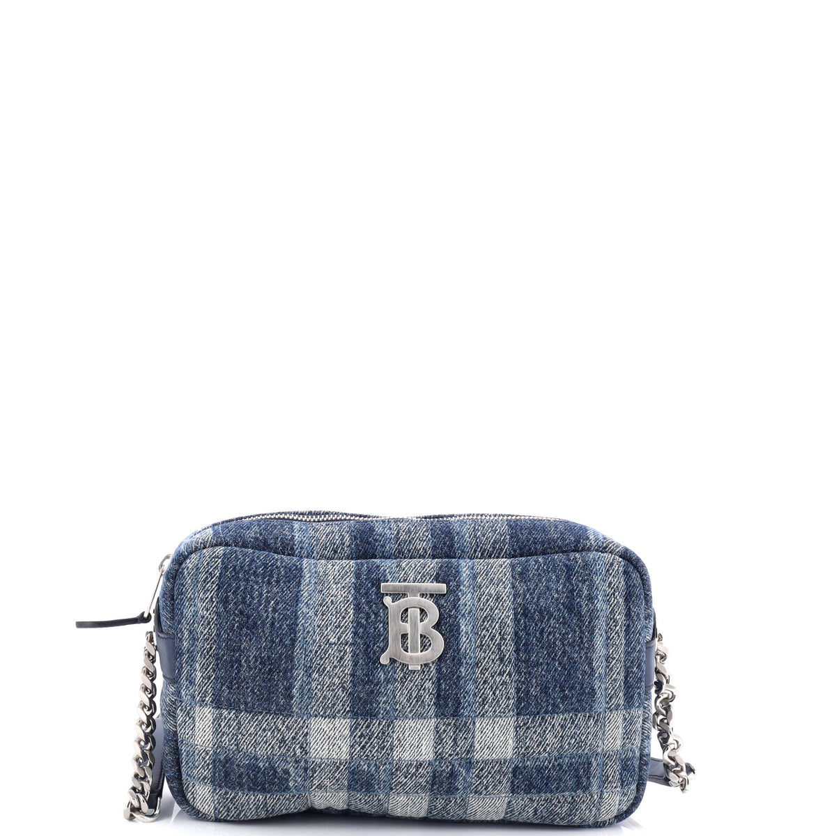 Burberry Lola Camera Bag Printed Denim Small