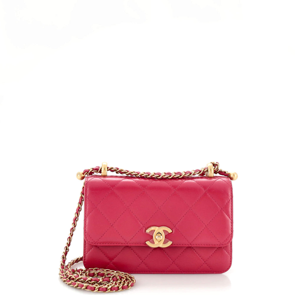 CHANEL Perfect Fit Flap Bag Quilted Calfskin Mini