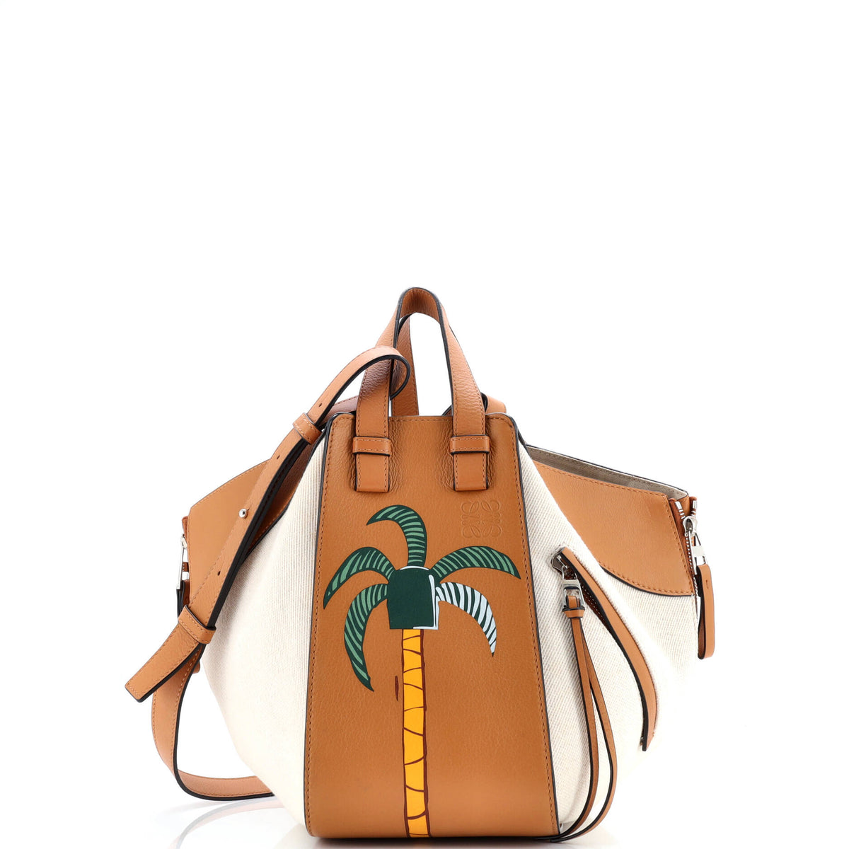 Loewe LOEWE Ken Price Hammock Bag Printed Leather and Canvas Small