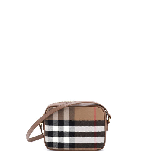 Camera Bag House Check Canvas Small