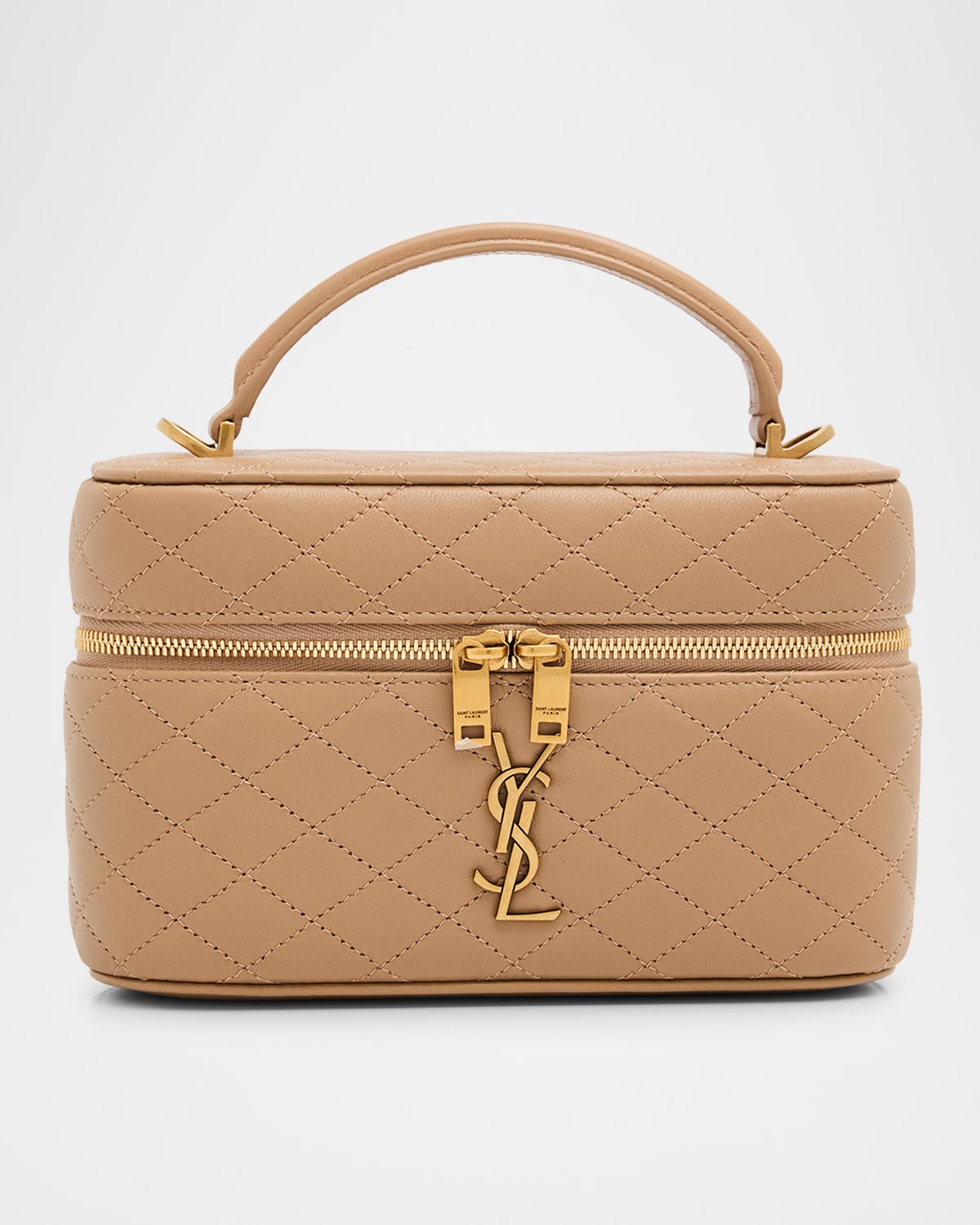 Saint Laurent Gaby Vanity Quilted Leather Bag