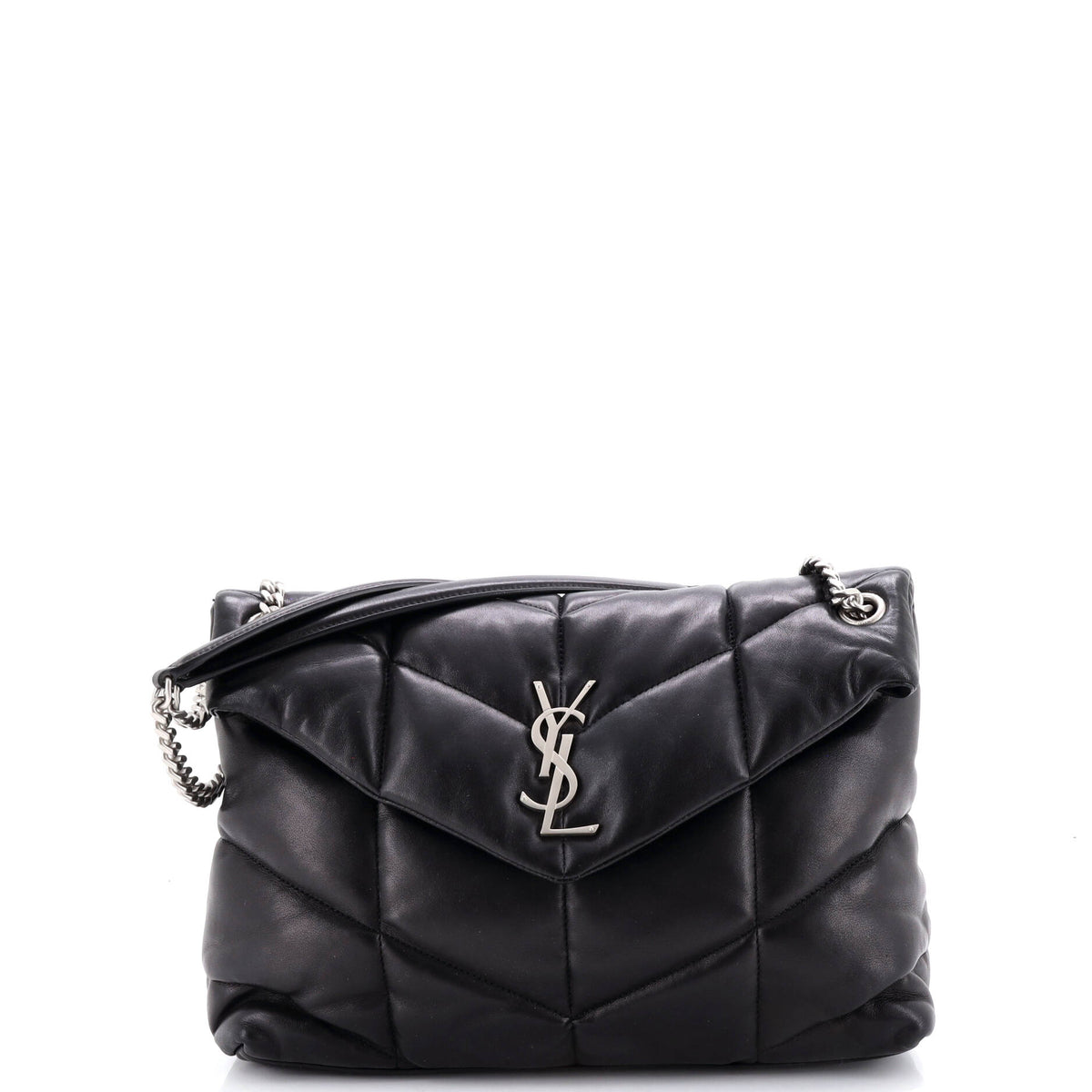 Saint Laurent Loulou Puffer Shoulder Bag Quilted Leather Medium