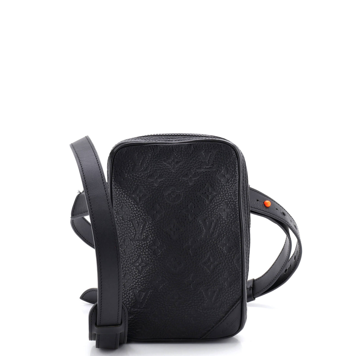 Louis Vuitton Side Utility Bag Monogram Taurillon Leather