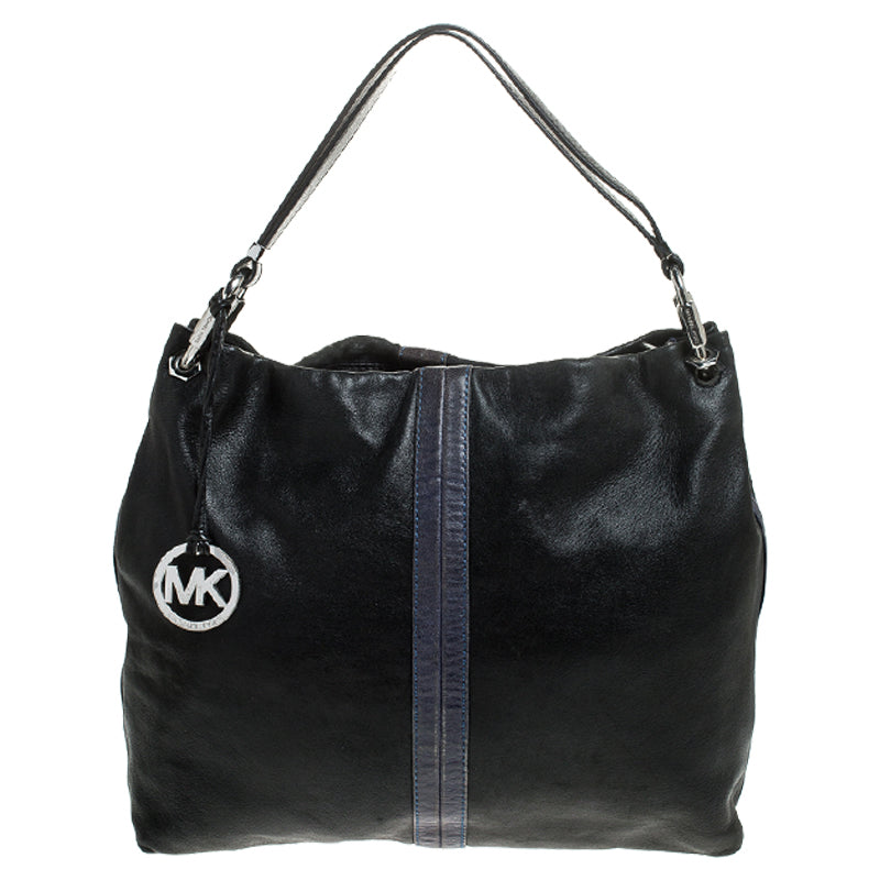 Michael Kors Black/Blue Hobo