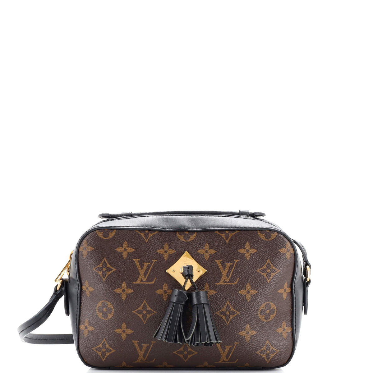 Louis Vuitton Saintonge Handbag Monogram Canvas with Leather