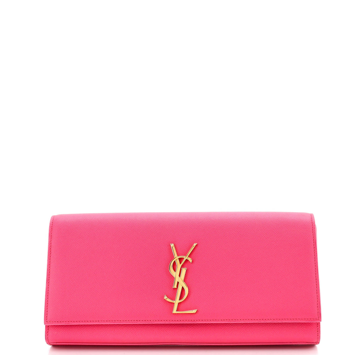 Saint Laurent Classic Monogram Clutch Leather Long
