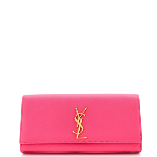 Classic Monogram Clutch Leather Long