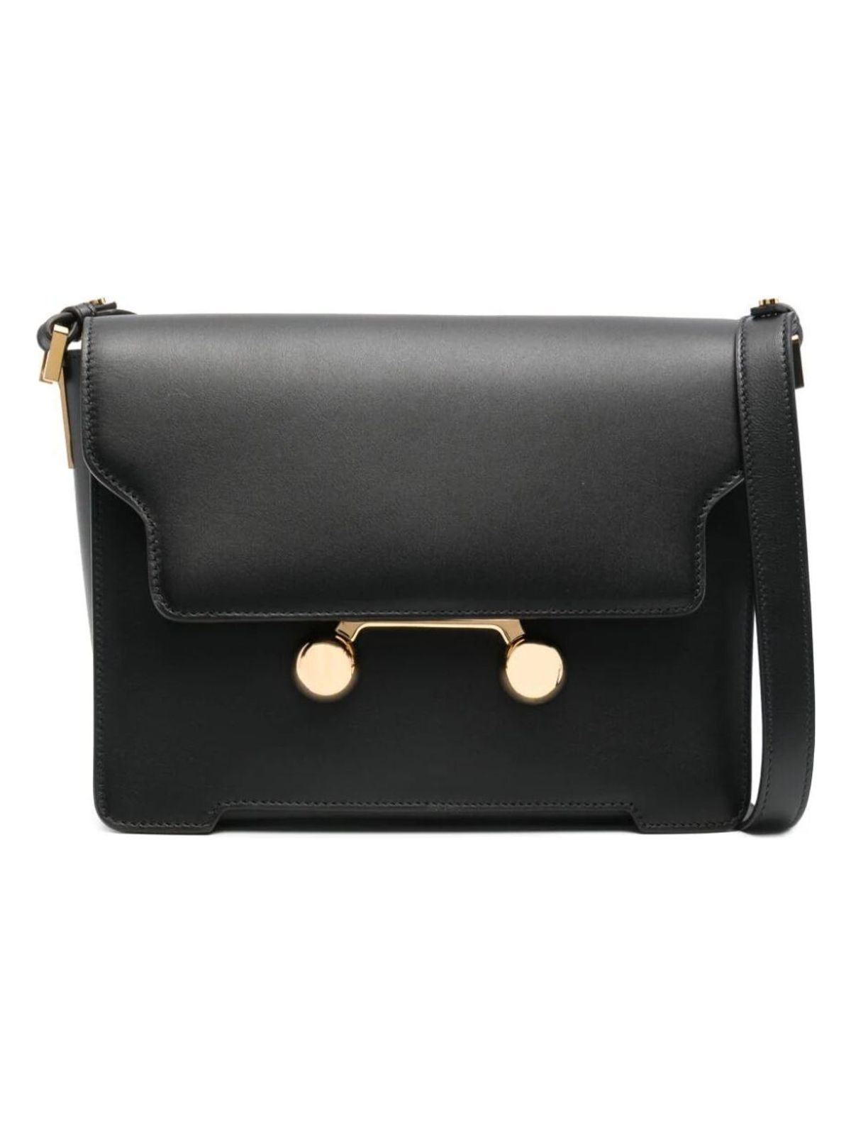 Marni Women's Medium Trunkaroo Crossbody Bag in Black | Size UNICA | SBMP0195U0P6948