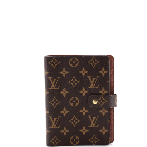 Ring Agenda Cover Monogram Canvas MM