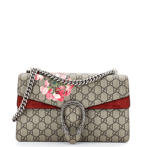 GUCCI Dionysus Bag Blooms Print GG Coated Canvas Small