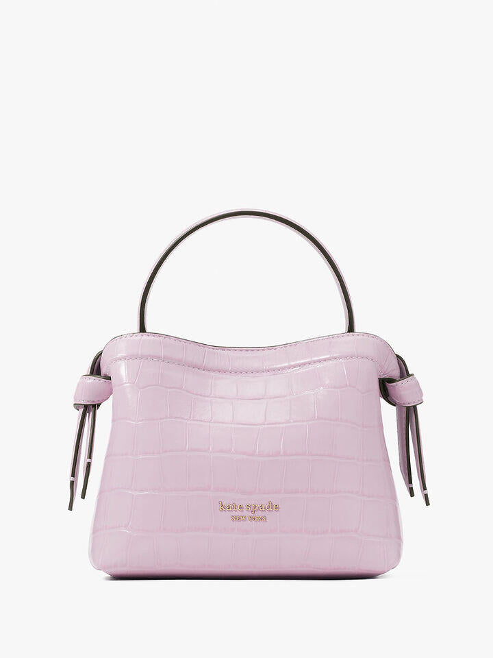 Kate Spade Au Knott Croc-embossed Mini Crossbody Tote