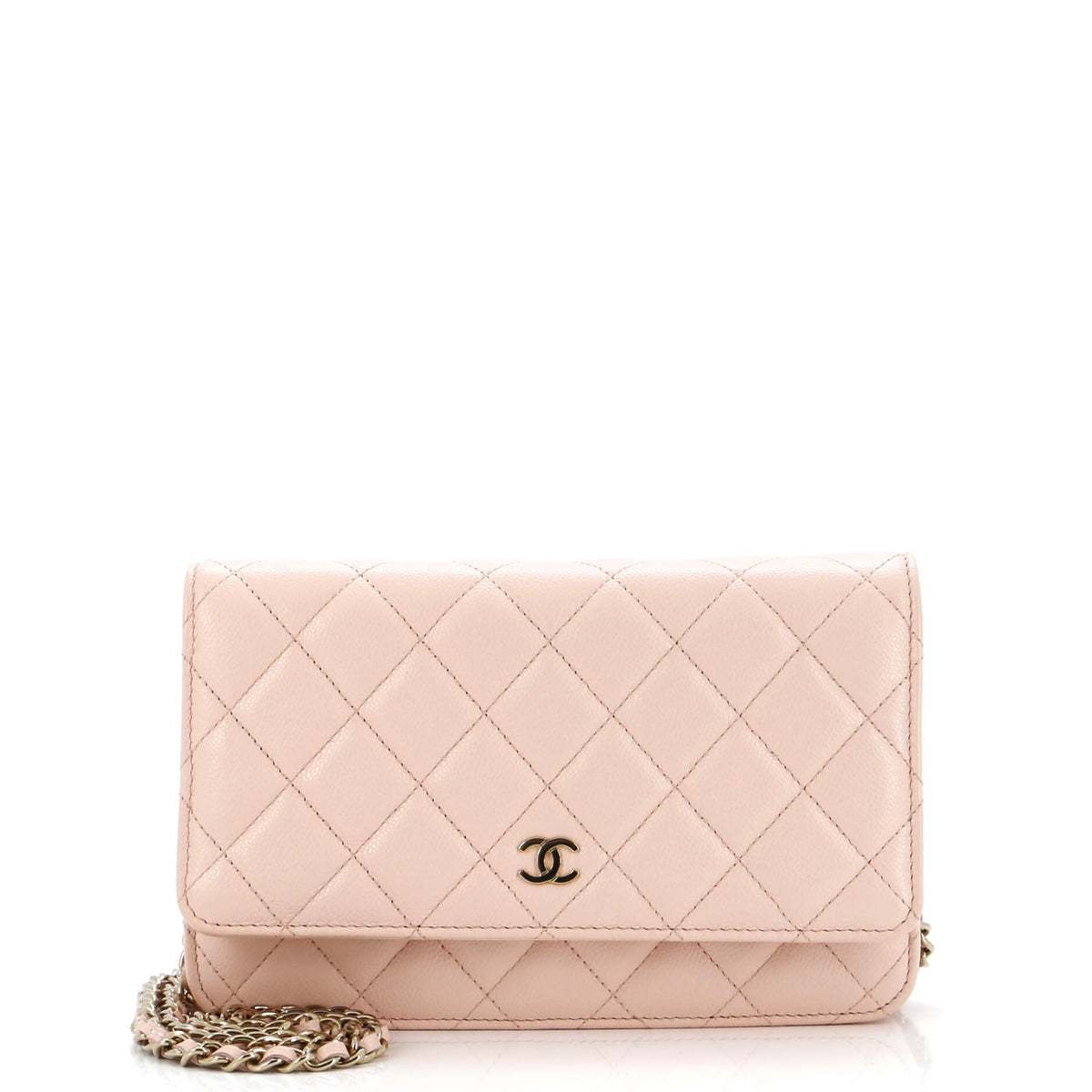 Chanel CHANEL Wallet on Chain Quilted Caviar