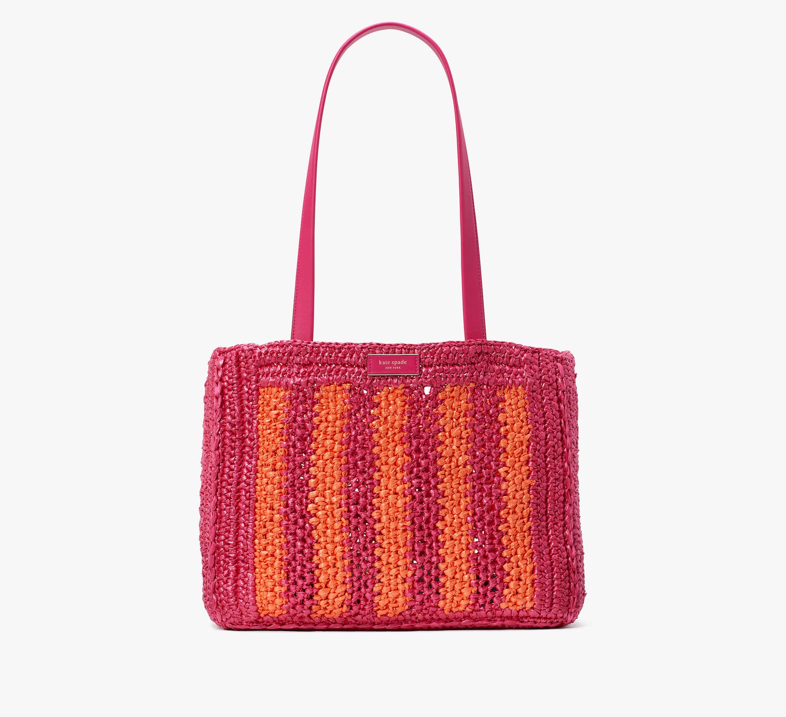 Kate Spade New York Eden Striped Crochet Large Tote