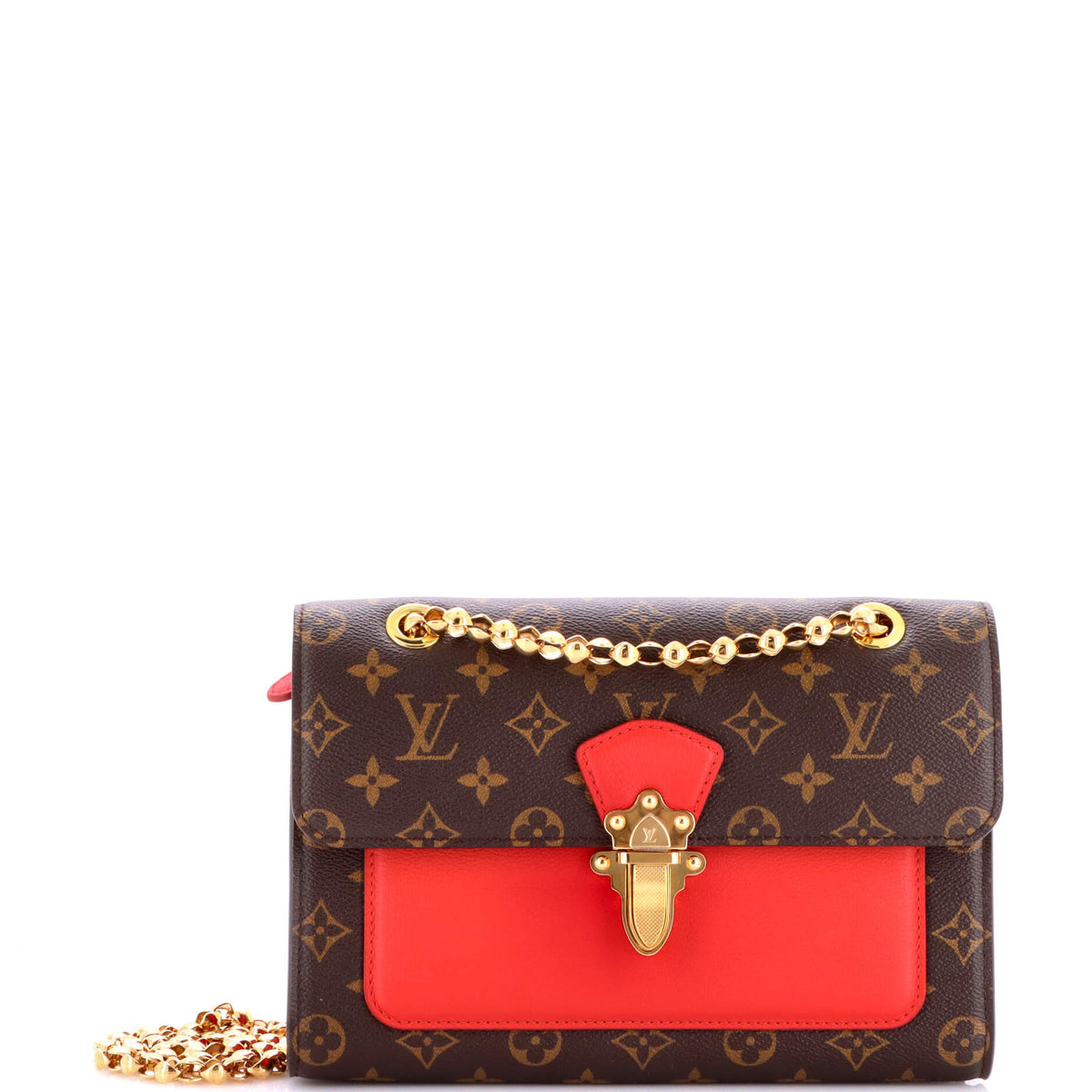 Louis Vuitton Victoire Handbag Monogram Canvas and Leather