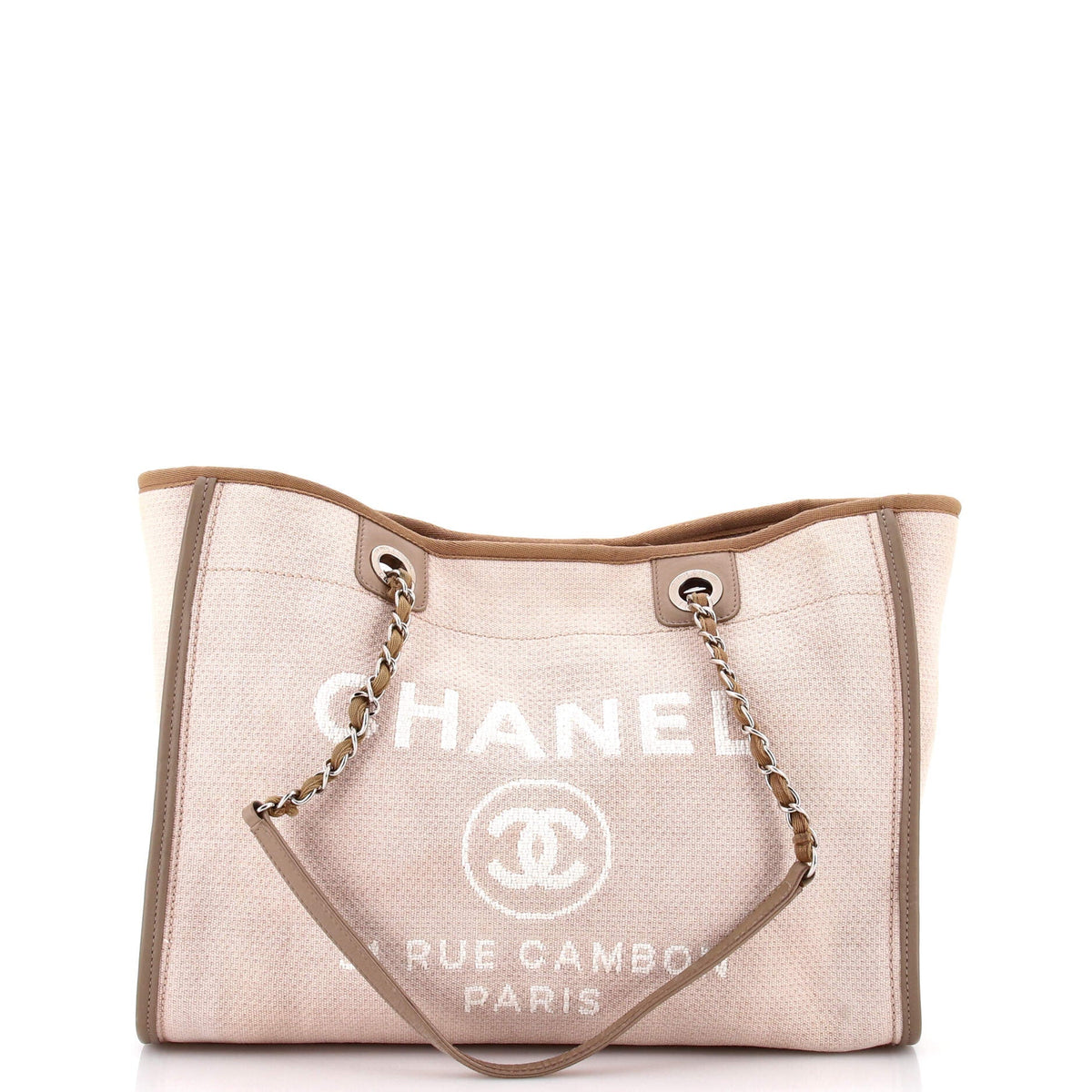 Chanel CHANEL Deauville Tote Canvas Medium