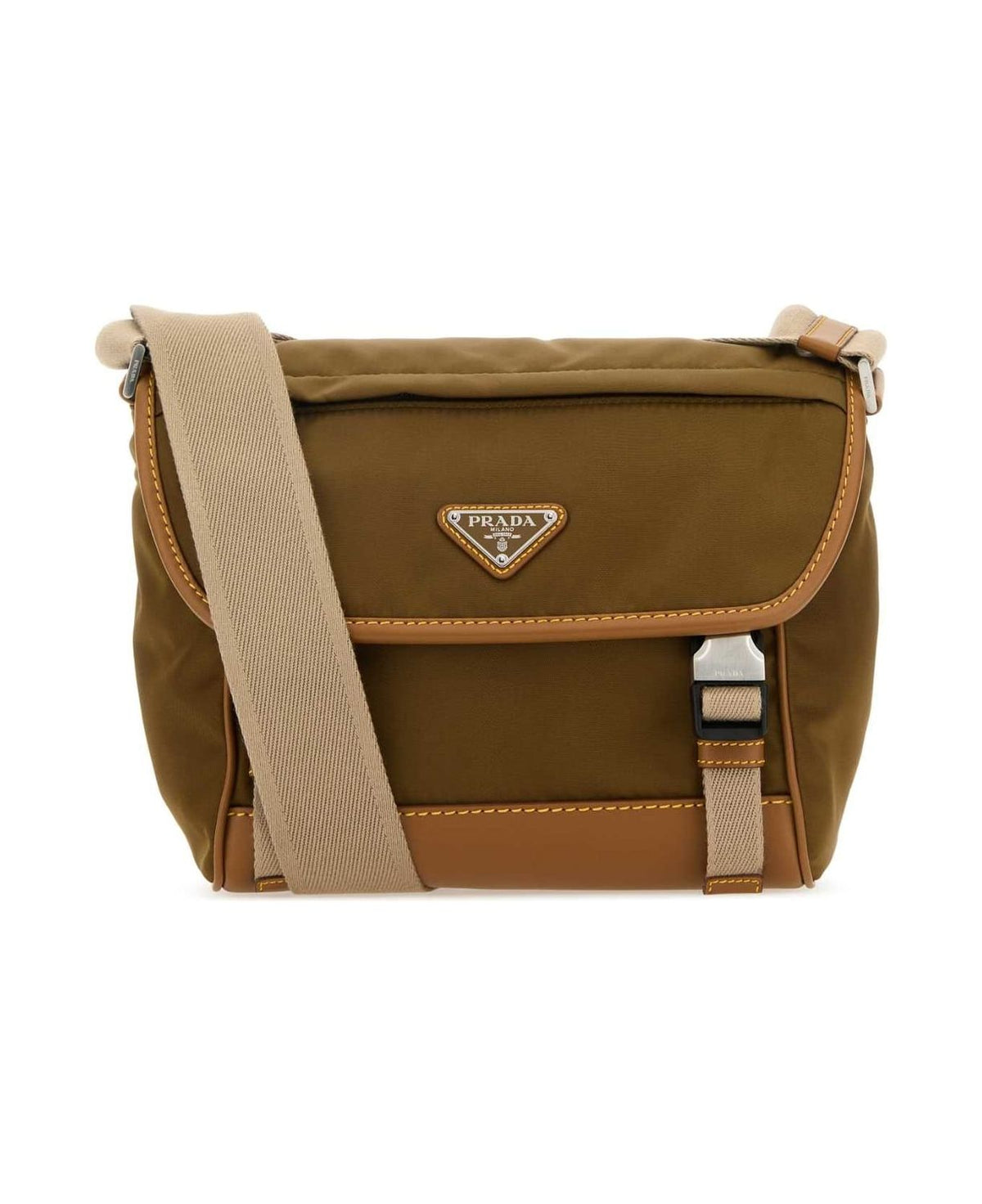 Prada Men's Handbag With Leather in Sughero | 2VD0662CX2