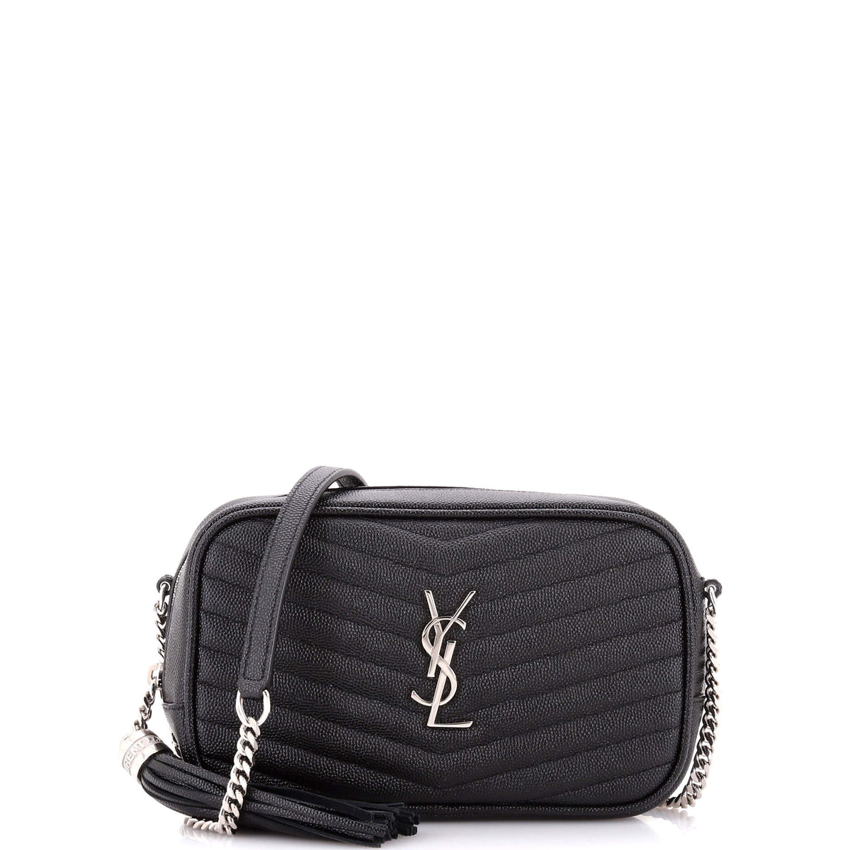 Saint Laurent LouLou Crossbody Bag Matelasse Chevron Leather Mini