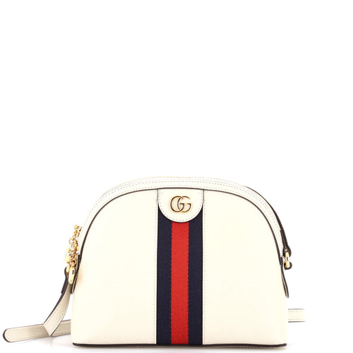 GUCCI Ophidia Dome Shoulder Bag Leather Small