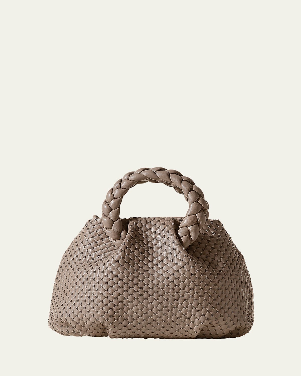 Hereu Bombon Woven Leather Crossbody Bag